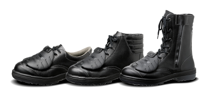 屈曲しやすい新しい取り付け方式の甲プロ安全靴「RT912甲プロM2シリーズ」